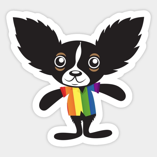 Hola Rico Pride T-Shirt Sticker by mort13